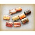 8 pcs 18x13mm Picasso Jasper Stone Cylinder Bea...