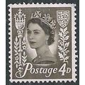 SG 12: 4d. olive-sepia Jersey Regional Stamp: Q...