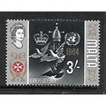 MALTA 1965 / 70 3s INDEPENDENCE MULTICOLOURED S...