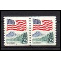 2280a 25c U.S. Flag Very Fine MNH CNP Left 2 PA...