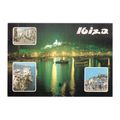 multiview, IBIZA vintage postcard unused =