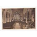 Interior Battle Church East Sussex Postcard BA1
