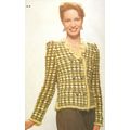 Crochet Sweater Pattern Scallops Jacket