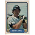 1982 Fleer baseball card 47 Johnny Oates- Yankees