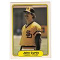1982 Fleer baseball card 569 John Curtis– Padres
