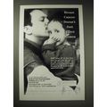 2001 The Breast Cancer Research Foundation Advertisement