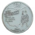 Ohio State Quarter Fridge Magnet