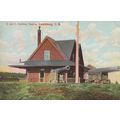 Louisburg S&L Railway Station Canada Vintage Po...