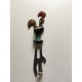 VINTAGE PORTUGESE ROOSTER BOTTLE OPENER