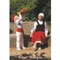 Pays Basque enfants costume France Postcard use...