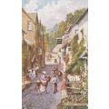 E519 CLOVELLY -HIGH STREET. TUCK OILETTE. 1907 ...
