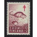 Finland Muskrat Rodent 1961 MNH SG#627 Sc#B160