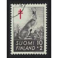 Finland Brown hare Wild Animal 1962 Canc SG#642...