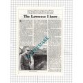 Lawrence Of Arabia Roy McKenzie Smith- 1988 Art...