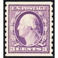 394, Mint XF NH 3¢ - Coil - Well Centered Stamp...