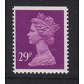 X1055 29p Deep Mauve PCP LITHO WALSALL IMPERF T...