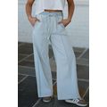 Beau Blue Light Wash Contrast Trim Center Seam ...