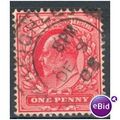 GB stamps 1902-10 KEV11 - 1d SG219 Keighley 3