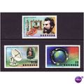 BARBUDA 1977 TELEPHONE CENT SG 294/296 SET 3 VA...