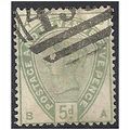 1883 SG193 5d Dull Green Good/Fine Used Check L...