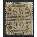 1867 SG110 9d Straw Fine Used Good Colour Check...
