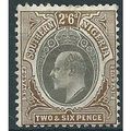 Southern Nigeria 1906 SG29 2/6d Grey-Black & Br...