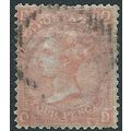 1865 SG93 4d Dull Vermillion PLATE 7 Good+ Used...