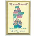 DISNEYLAND 50th ANNIVERSARY card # 88 POSTER It...