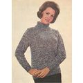 Knit Sweater Pattern Turtleneck Treasure