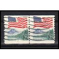 Used 2280 25c U.S. Flag Fine CNP Left 4 PA1063