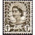 1967-9 Wales Regional Definitives, 4d Value. Se...