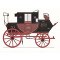 Norwich-London Mail Coach 1830 Postcard Nationa...