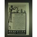 1934 Hercules Shotgun Powders Ad - Smash 'em Édon't chip 'em