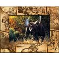 Moose Laser Engraved Wood Picture Frame (5 x 7)