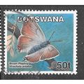 BOTSWANA 2007 BUTTERFLIES BROWN PLAYBOY BUTTERF...