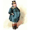 FAT BOY 1889 JOSEPH CLAYTON CLARKE ‘KYD’ Pickwi...