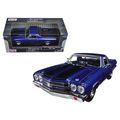 1970 Chevrolet El Camino SS 396 Dark Blue Metal...