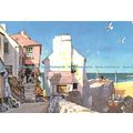 D026715 Cornish Fishing Village. Rowland Hilder...