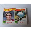 1975 Topps Football Card # 224 1974 All-Pro Pun...