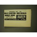 1961 Basin Street East Advertisement - Billy Ec...