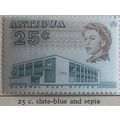 Antigua 1969 25c Slate-blue & Sepia Mounted Min...