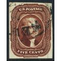 12, Used 5¢ - VF With Four Large Margins - Stua...