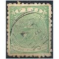 Fiji 1879 SG37 2d Yellow-Green Good/Fine Used.