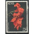 Nevis 1985 - SG O36 - OFFICIAL on 75c Scarlet C...