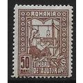 50 b. brown Assistance Stamp: Queen Marie, comb...