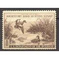 RW9 $1 Baldpates Very Fine MNH G0767