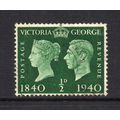 George VI - 1940 - ½d Green (Stamp Centenary) (...