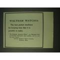 1900 Waltham Watches Ad - Best For Keeping Time
