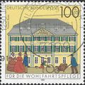 GERMANY, Postoffice Bonn, yellow 1991, 100+50pf