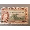 Bahamas QEII 1964 1d Olive & Brown Used SG 229 ...